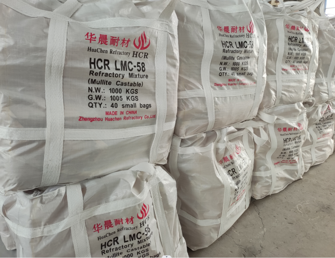 Low cement mullite castable